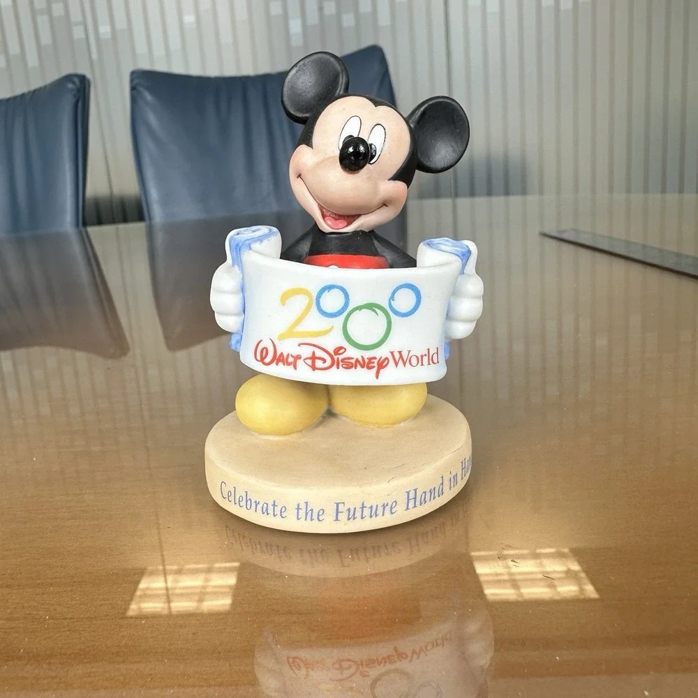 Disney World 2000 Celebrate the Future Hand in Hand Mickey Mouse Figurine 4